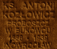 KOZŁOWICZ Anthony Bernard - Commemorative plaque, Underground Resistance State monument, Poznań, source: own collection; CLICK TO ZOOM AND DISPLAY INFO