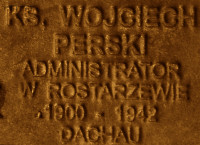 PERSKI Adalbert - Commemorative plaque, Underground Resistance State monument, Poznań, source: own collection; CLICK TO ZOOM AND DISPLAY INFO