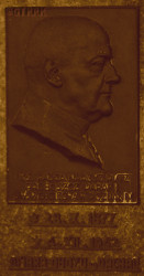 PUTZ Narcissus - Commemorative plaque, St Adalbert church, Poznań, source: own collection; CLICK TO ZOOM AND DISPLAY INFO