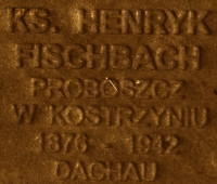 FISCHBACH John Henry - Commemorative plaque, Underground Resistance State monument, Poznań, source: own collection; CLICK TO ZOOM AND DISPLAY INFO