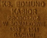 KASIOR Edmund - Commemorative plaque, Underground Resistance State monument, Poznań, source: own collection; CLICK TO ZOOM AND DISPLAY INFO