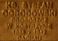 OGRODOWSKI Steven - Commemorative plaque, Underground Resistance State monument, Poznań, source: own collection; CLICK TO ZOOM AND DISPLAY INFO