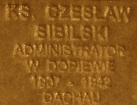SIBILSKI John Ceslav - Commemorative plaque, Underground Resistance State monument, Poznań, source: own collection; CLICK TO ZOOM AND DISPLAY INFO