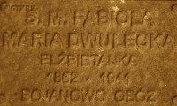 DWULECKA Mary (Sr Fabiola) - Commemorative plaque, Underground Resistance State monument, Poznań, source: own collection; CLICK TO ZOOM AND DISPLAY INFO