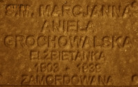 GROCHOWALSKA Aniela (s. Marcjanna) - Pamiątkowa tabliczka, pomnik Państwa Podziemnego, Poznań, źródło: zasoby własne; KLIKNIJ by POWIĘKSZYĆ i WYŚWIETLIĆ INFO