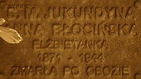 BŁOCIŃSKA Anne (Sr Iucunda) - Commemorative plaque, Underground Resistance State monument, Poznań, source: own collection; CLICK TO ZOOM AND DISPLAY INFO