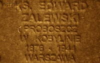 ZALEWSKI Edward - Commemorative plaque, Underground Resistance State monument, Poznań, source: own collection; CLICK TO ZOOM AND DISPLAY INFO