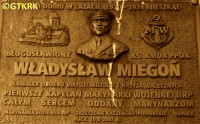 MIEGOŃ Vladislav - Commemorative plaque, hospital – former Elisabethan Sisters’ monastery, Puck, source: www.wladek.pl, own collection; CLICK TO ZOOM AND DISPLAY INFO