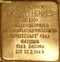 HENKES Richard - Commemorative plaque, birth site, Ruppach-Goldhausen, Hauptstraße 10, source: commons.wikimedia.org, own collection; CLICK TO ZOOM AND DISPLAY INFO