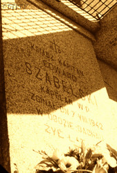 SZABELSKI Edward - Tomb, parish cemetery, Sadowne, source: pl.wikipedia.org, own collection; CLICK TO ZOOM AND DISPLAY INFO