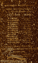 WYBRANIEC Joseph - Commemorative plaque, St Stanislaus Kostka, Cracow, Pułaskiego str., source: www.bj.uj.edu.pl, own collection; CLICK TO ZOOM AND DISPLAY INFO