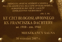 DACHTERA Francis - Monument, Salno, source: pl.wikipedia.org, own collection; CLICK TO ZOOM AND DISPLAY INFO