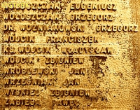 WÓJCIK Vladislav - Commemorative plaque, Mausoleum of the Victims of World War II, Central Cemetery, Sanok, fragm., source: commons.wikimedia.org, own collection; CLICK TO ZOOM AND DISPLAY INFO