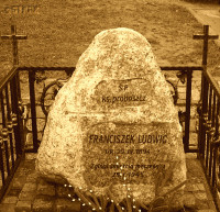 LUDWIG Francis - Tomb, parish cemetery, Sątopy, source: www.bisztynek24.pl, own collection; CLICK TO ZOOM AND DISPLAY INFO