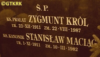 MACIĄG Stanislav - Tombstone, public cemetery, Sędziszów Małopolski, source: mogily.pl, own collection; CLICK TO ZOOM AND DISPLAY INFO