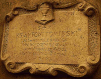 TOMIŃSKI Anthony - Commemorative plaque, church, Siedlce, source: www.siedlec.pl, own collection; CLICK TO ZOOM AND DISPLAY INFO
