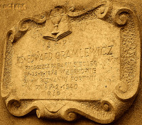 GRAMLEWICZ Edward - Commemorative plaque, church, Siedlce, source: www.siedlec.pl, own collection; CLICK TO ZOOM AND DISPLAY INFO