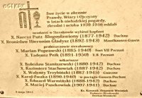 GŁADYSZ Bronisław Hieronim - Tablica pamiątkowa, kościół, Sieraków, źródło: www.parafia.sierakow.pl, zasoby własne; KLIKNIJ by POWIĘKSZYĆ i WYŚWIETLIĆ INFO