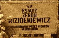NIZIÓŁKIEWICZ Zenon - Nagrobek (cenotaf?), cmentarz parafialny, Słaboszewo, źródło: www.wtg-gniazdo.org, zasoby własne; KLIKNIJ by POWIĘKSZYĆ i WYŚWIETLIĆ INFO