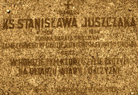 JUSZCZAK Stanislav Kostka - Commemorative plaque, Śnieciska, source: www.fotosik.pl, own collection; CLICK TO ZOOM AND DISPLAY INFO