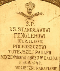 FENGLER Stanislav - Cenotaph, parish cemetery (?), Sokolniki, source: www.wtg-gniazdo.org, own collection; CLICK TO ZOOM AND DISPLAY INFO