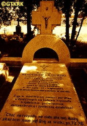 CICHOWSKI Vladislav - Tomb (cenotaph?), parish cemetery, Sokolniki, source: www.csw2020.com.pl, own collection; CLICK TO ZOOM AND DISPLAY INFO