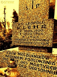 KLEHR Leopold - Tomb, parish cemetery, Strzegom, source: swidnica.gosc.pl, own collection; CLICK TO ZOOM AND DISPLAY INFO