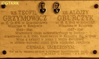 GBURCZYK Louis - Commemorative plaque, St Florian church, Sulejów, source: florian.sulejow.pl, own collection; CLICK TO ZOOM AND DISPLAY INFO