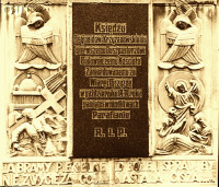 KRZYŻANOWSKI Reginald Francis - Commemorative plaque, parish church, Sumin, source: www.meczennicy.pelplin.pl, own collection; CLICK TO ZOOM AND DISPLAY INFO