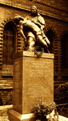GUZ Joseph Adalbert (Fr Innocent) - Martyrs of the II World War Monument, St John the Baptist church, Szczecin, source: www.szczecin.pl, own collection; CLICK TO ZOOM AND DISPLAY INFO