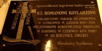 KOTLARZ Roman - Commemorative plaque, St Sigismund church, Szydłowiec, source: www.szydlowiecpowiat.pl, own collection; CLICK TO ZOOM AND DISPLAY INFO