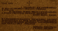 DOMACHOWSKI Joseph - Commemorative plaque, St Peter and St Paul church, Toruń-Podgórz, source: www.panoramio.com, own collection; CLICK TO ZOOM AND DISPLAY INFO