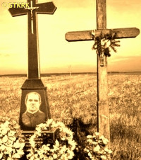 RYCZAKOWSKI Antoni - Pamiątkowe krzyże, miejsce mordu, Uhryń, Ukraina, źródło: zolotapektoral.te.ua, zasoby własne; KLIKNIJ by POWIĘKSZYĆ i WYŚWIETLIĆ INFO