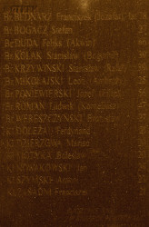 BEDNARZ Francis (Bro. Josaphat) - Tombstone, Wolski cemetery, Warsaw, source: own collection; CLICK TO ZOOM AND DISPLAY INFO