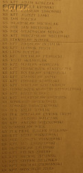 ZIELONKA Steven - Commemorative plaque, military field cathedral, Warsaw, source: own collection; CLICK TO ZOOM AND DISPLAY INFO