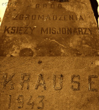 KRAUSE Edmund - Tomb, nr 185-2-5, Powązki cemetery, Warszawa, source: cytadela.aplus.pl, own collection; CLICK TO ZOOM AND DISPLAY INFO
