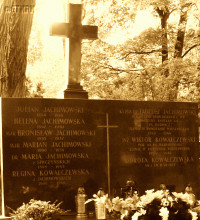 JACHIMOWSKI Thaddeus Julian - Grave-cenotaph, Powązki cemetery, Warsaw, source: commons.wikimedia.org, own collection; CLICK TO ZOOM AND DISPLAY INFO