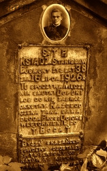 EJSMONT Stanislav - Grave plague, Old Powązki cemetery, Warsaw; source: thanks to Mr Andrew Szymański kindness, own collection; CLICK TO ZOOM AND DISPLAY INFO