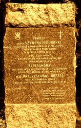 FEDOROŃKO Simon - Commemorative stone, St Mary Magdalene the Apostles Equal orthodox metropolitan cathedral, Warsaw, source: pl.wikipedia.org, own collection; CLICK TO ZOOM AND DISPLAY INFO