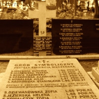 PAWEŁKIEWICZ Angela - Cenotaph, Powązki cementary, Warsaw, source: cmentarze.um.warszawa.pl, own collection; CLICK TO ZOOM AND DISPLAY INFO