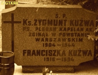 KUŹWA Sigismund - Tomb, Evangelical cemetery, Warsaw, source: commons.wikimedia.org, own collection; CLICK TO ZOOM AND DISPLAY INFO