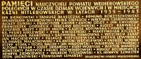 NIKLEWSKI Felix - Commemorative plaque, gimnasium no 1, Wejherowo, source: plus.google.com, own collection; CLICK TO ZOOM AND DISPLAY INFO