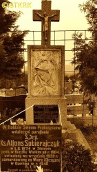 SOBIERAJCZYK Alphonse - Monument-cenotaph, parish cemetery, Wielki Buczek, source: krajniacy.pl, own collection; CLICK TO ZOOM AND DISPLAY INFO