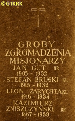 ZNISZCZYŃSKI Casimir - Tomb, Rasos Cemetery, Vilnius, source: billiongraves.com, own collection; CLICK TO ZOOM AND DISPLAY INFO