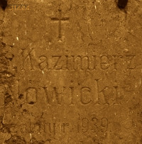 NOWICKI Casimir - Commemorative plaque, parish cemetery, Winna Góra, source: www.kronikisredzkie.pl, own collection; CLICK TO ZOOM AND DISPLAY INFO