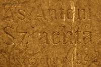 SZLACHTA Anthony - Commemorative plaque, parish cemetery, Winna Góra, source: www.kronikisredzkie.pl, own collection; CLICK TO ZOOM AND DISPLAY INFO