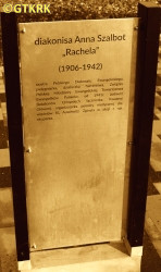 SZALBOT Anne (Sr Rachela) - Commemorative plaque, Independence Square, Wisła, source: infobeskidy.eu, own collection; CLICK TO ZOOM AND DISPLAY INFO