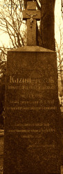 KAŹMIERCZAK Bronislav - Tomb (cenotaph?), parish cemetery, Witkowo, source: commons.wikimedia.org, own collection; CLICK TO ZOOM AND DISPLAY INFO
