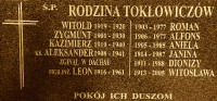 TOKŁOWICZ Alexander - Family Tombstone, cemetery, Września, source: www.wtg-gniazdo.org, own collection; CLICK TO ZOOM AND DISPLAY INFO