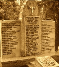 JACHECKI John - Mass grave of murdered during II World War, parish cemetery, Wysoka, source: cgw.poznan.uw.gov.pl, own collection; CLICK TO ZOOM AND DISPLAY INFO